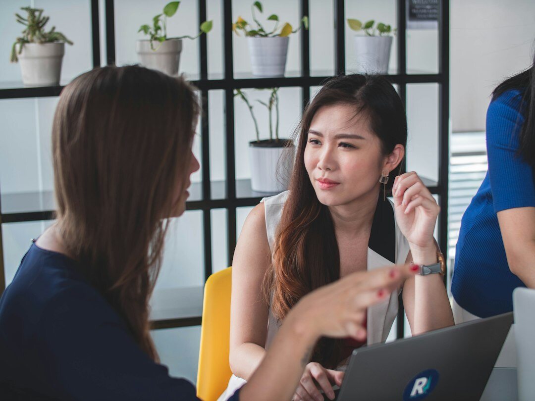 insurance agent discussing policy