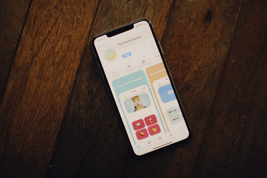 insurance app on smartphone